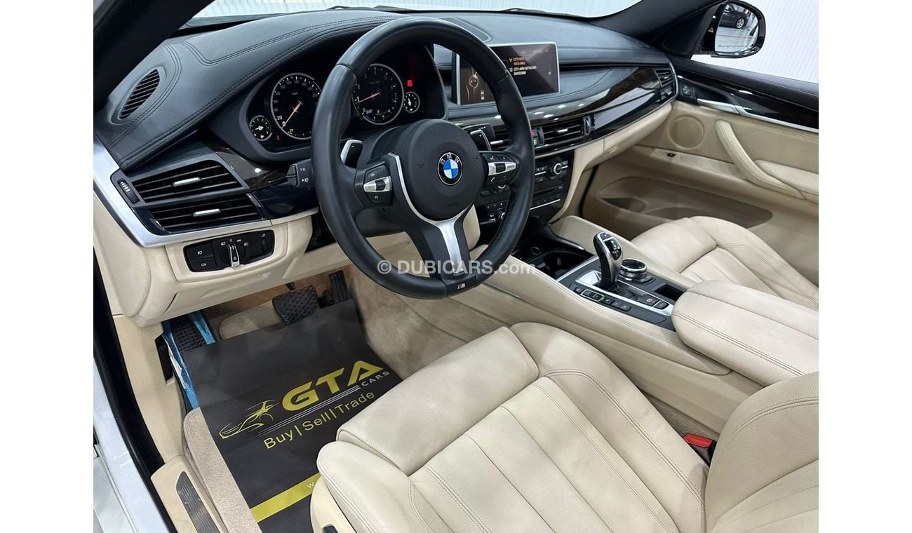 بي أم دبليو X6 50i M سبورت 2015 BMW X6 xDrive50i M-Sport, Service History, Full Options, Low Kms, GCC