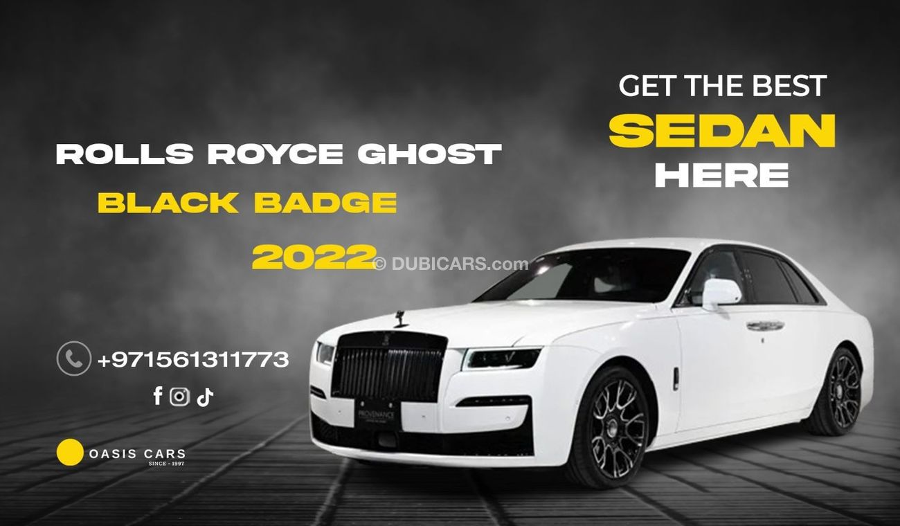 Rolls-Royce Ghost Black Badge GCC 6.7L V12