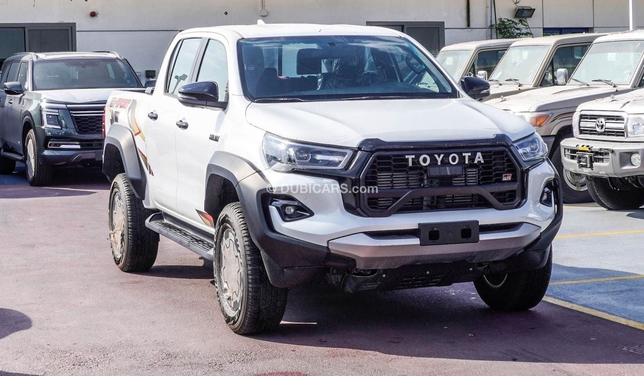 Toyota Hilux Toyota Hilux 2.8Ltr GR SPORT 4WD A/T-MY2024-WHITE-GCC SPECS