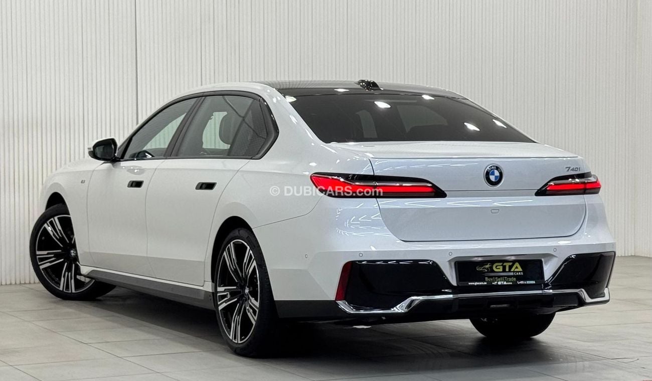 بي أم دبليو 740Li M-Sport 2023 BMW 740i M-Sport, June 2028 BMW Warranty + Service Pack, Fully Loaded, Very Low Kms, GC