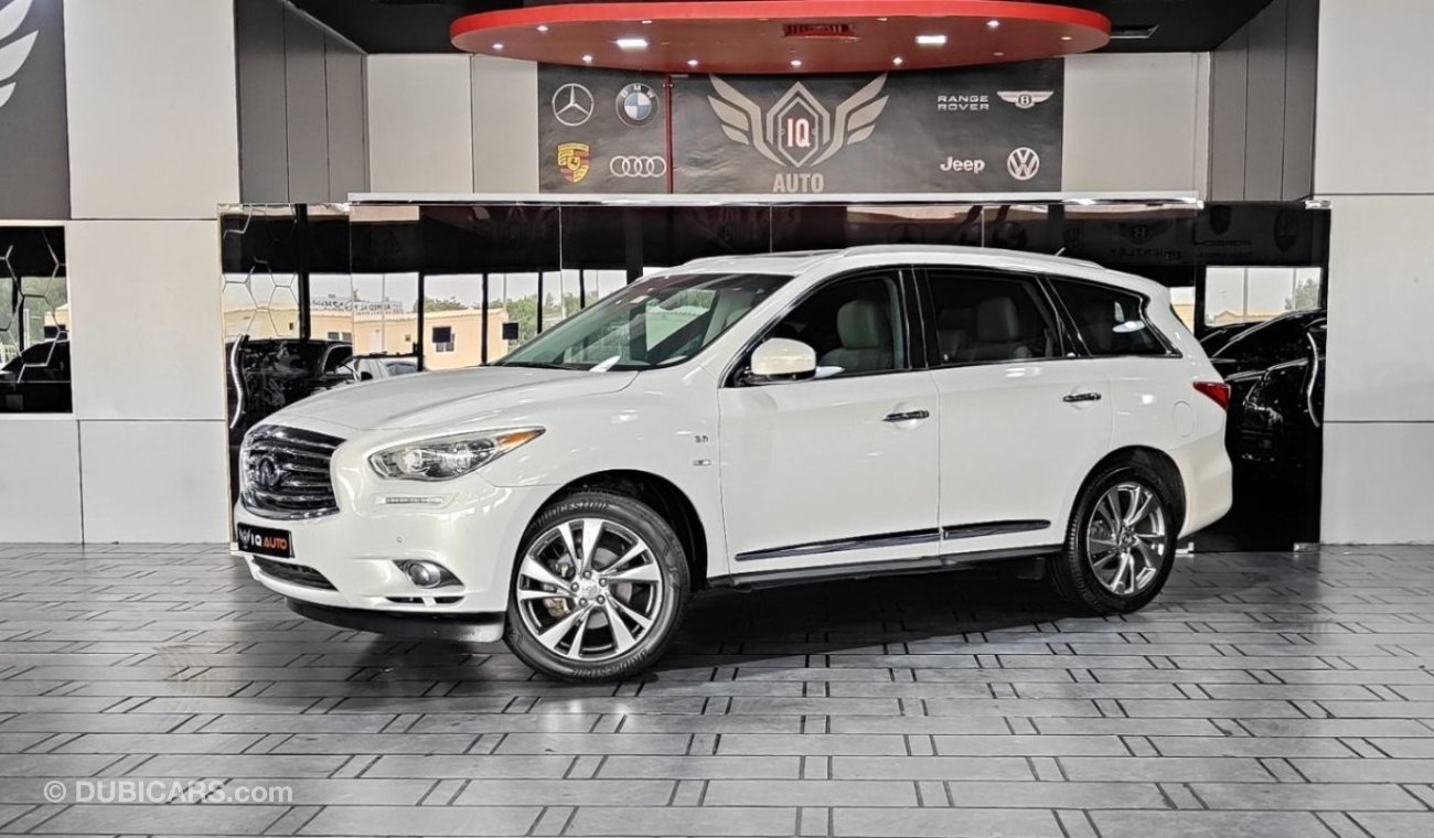 إنفينيتي QX60 2014 INFINITI QX60 COMFORT | 7 SEATS | GCC | 3.5L | WITH SUNROOF | 360* CAMERAS | LOW MILAGE