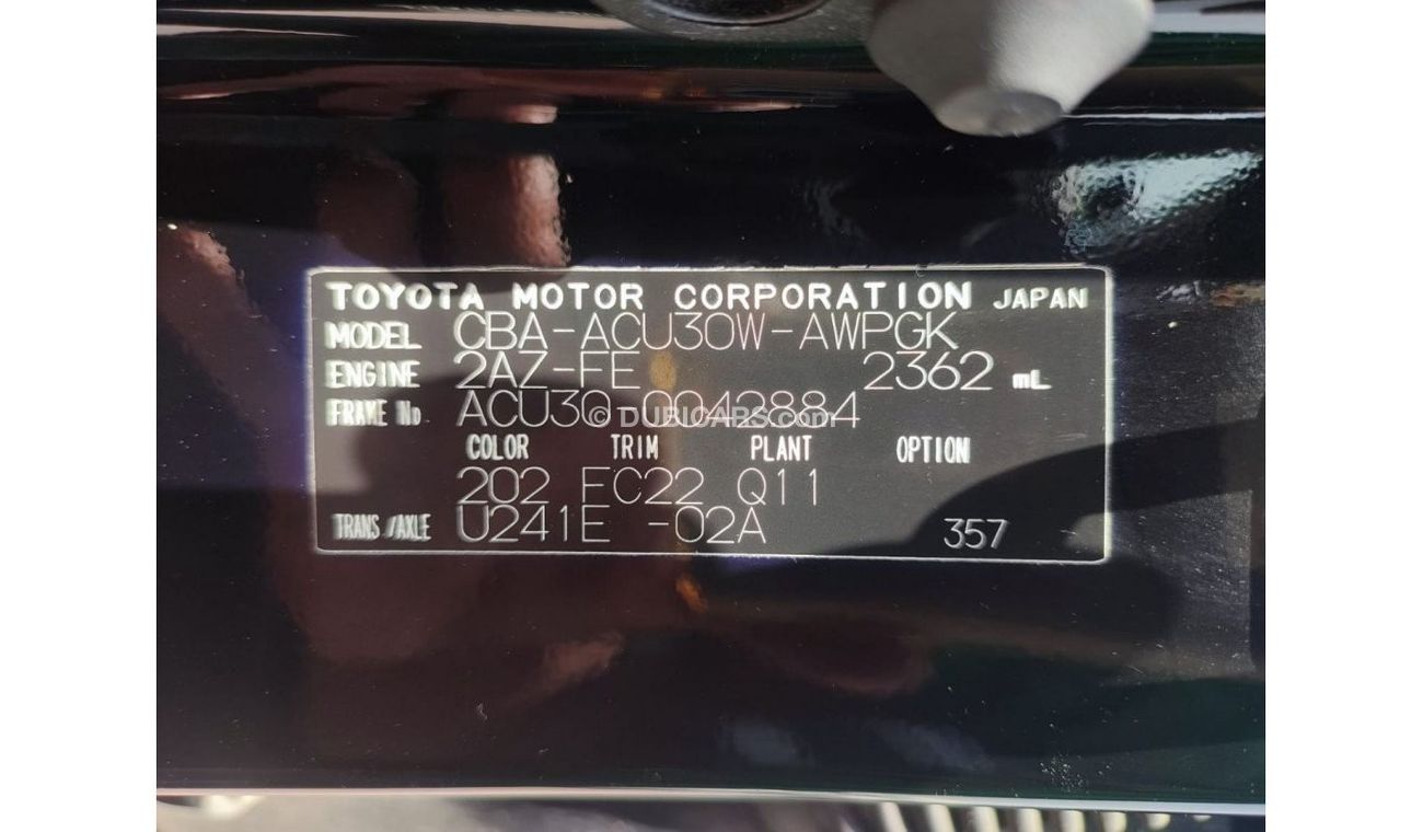 Toyota Harrier ACU30-0042884