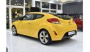 Hyundai Veloster EXCELLENT DEAL for our Hyundai Veloster ( 2015 Model ) in Yellow Color GCC Specs