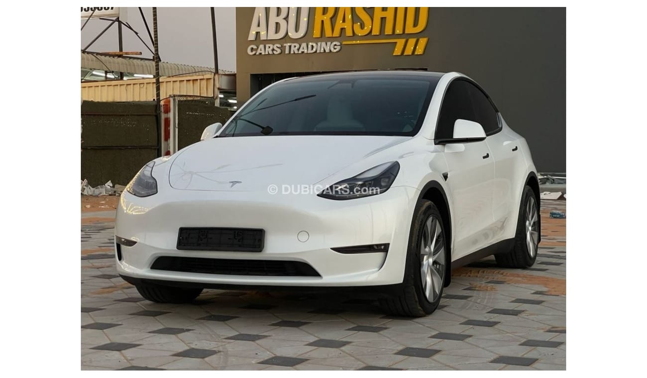 Tesla Model Y TESLA MODEL Y LONG RANGE DUAL MOTOR MODEL : 2023 MILEAGE : 24,000 km PRICE : 172,000 DIRHAMS Gulf sp