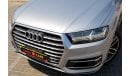 Audi Q7 45 TFSI quattro Audi Q7 45TFSI Quattro (7 SEATER) 2019 GCC under Warranty with Flexible Down-Payment