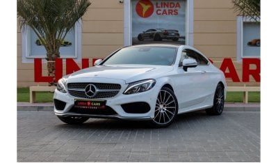 مرسيدس بنز C 200 كوبيه Mercedes-Benz C200 Coupe AMG Pack 2017 GCC under Warranty with Flexible Down-Payment/ Flood Free.