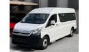 Toyota Hiace 2025 Toyota Hiace DX (Rear Heater) 13-Seater 3.5L V6 Petrol M/T RWD Only For Export