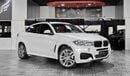 BMW X6 35i M Sport AED 1,300 P.M | 2017 BMW X6 M-SPORT | UNDER WARRANTY | GCC | 3.0L | SUNROOF