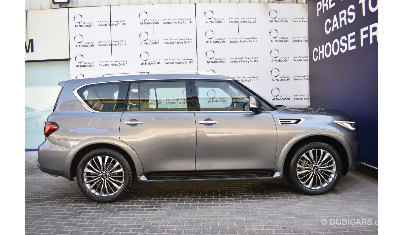 إنفينيتي QX80 AED 2959 PM | 5.6L GCC DEALER WARRANTY