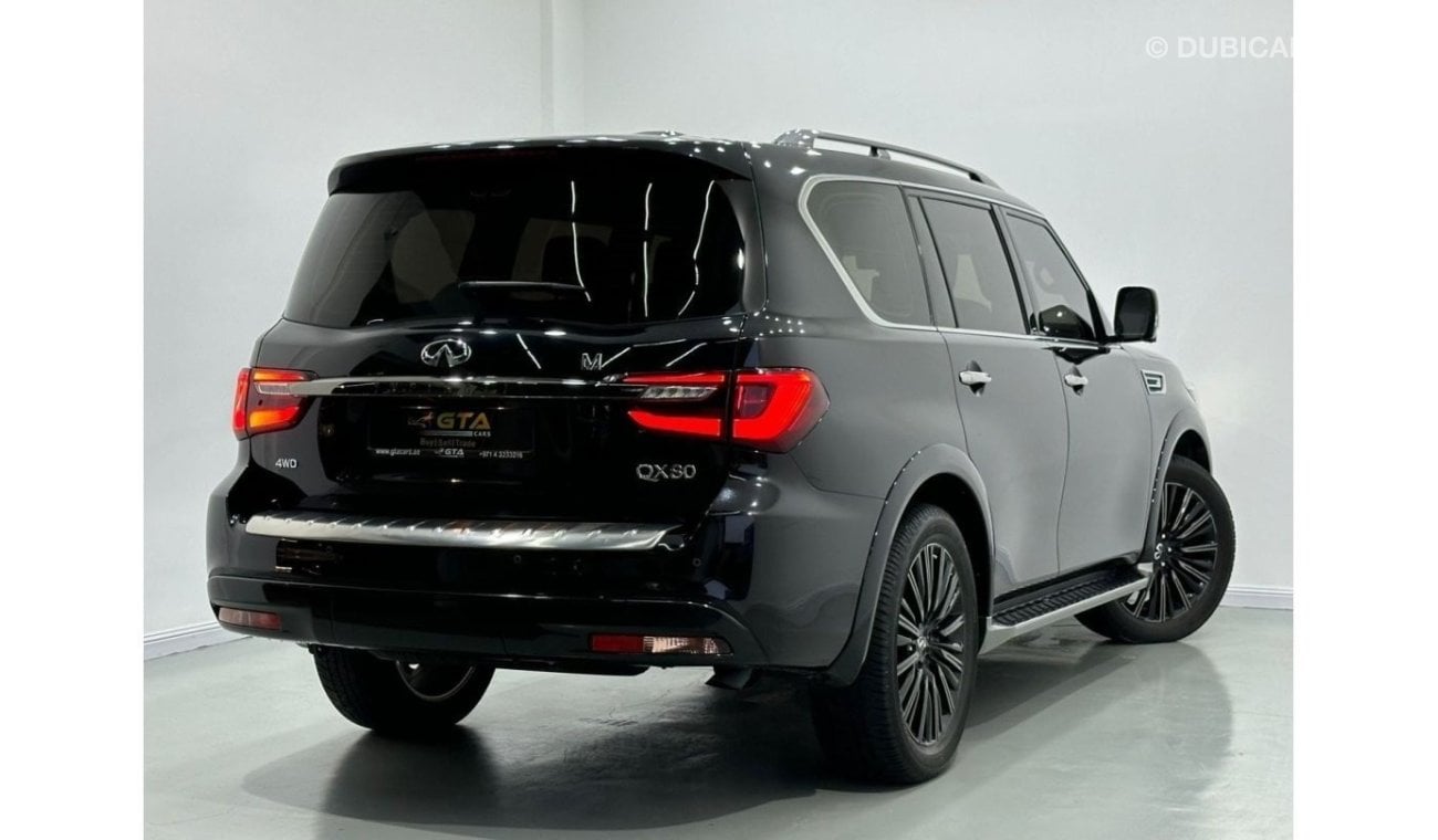 إنفينيتي QX80 الإصدار الأسود 8 2022 Infiniti QX80 Black Edition, 2027 Infiniti Warranty, 2029 Infiniti Service Pac