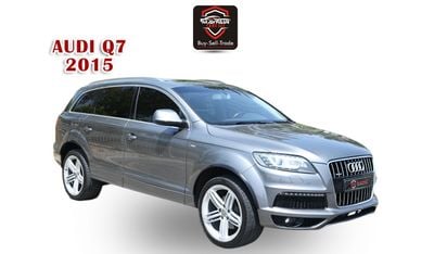 أودي Q7 0% DP  - FSH - AUDI Q7 S-LINE 3.0SC 2015 - FIRST OWNER - WELL MAINTAINED - GCC