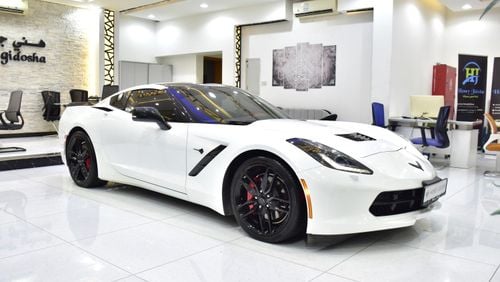 Chevrolet Corvette EXCELLENT DEAL for our Chevrolet Corvette C7 Stingray ( 2016 Model ) in White Color GCC Specs