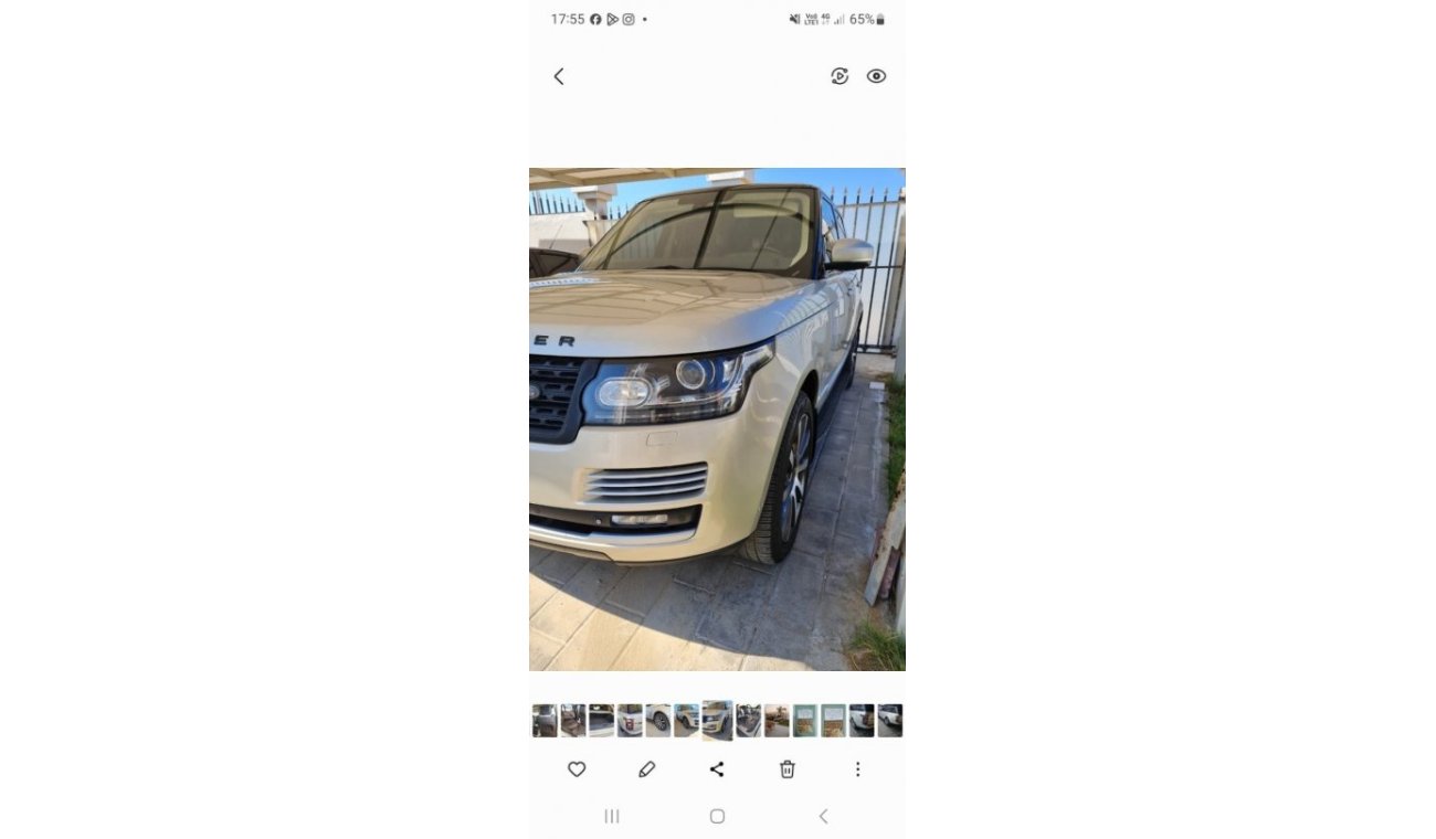 لاند روفر رانج روفر فوج سوبرتشارج Range rover super charge