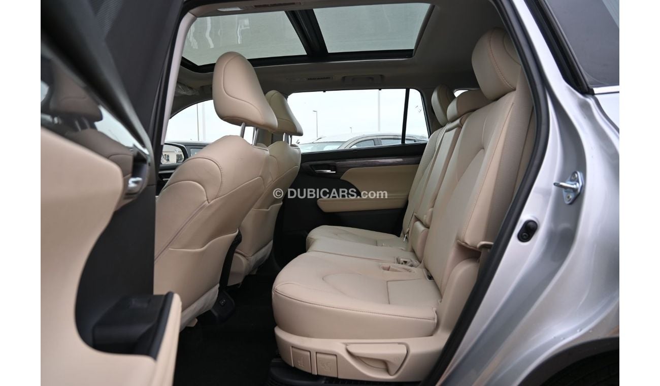 تويوتا هايلاندر Toyota Highlander Limited 2.5L Hybrid SUV, Model 2023 Color Silver