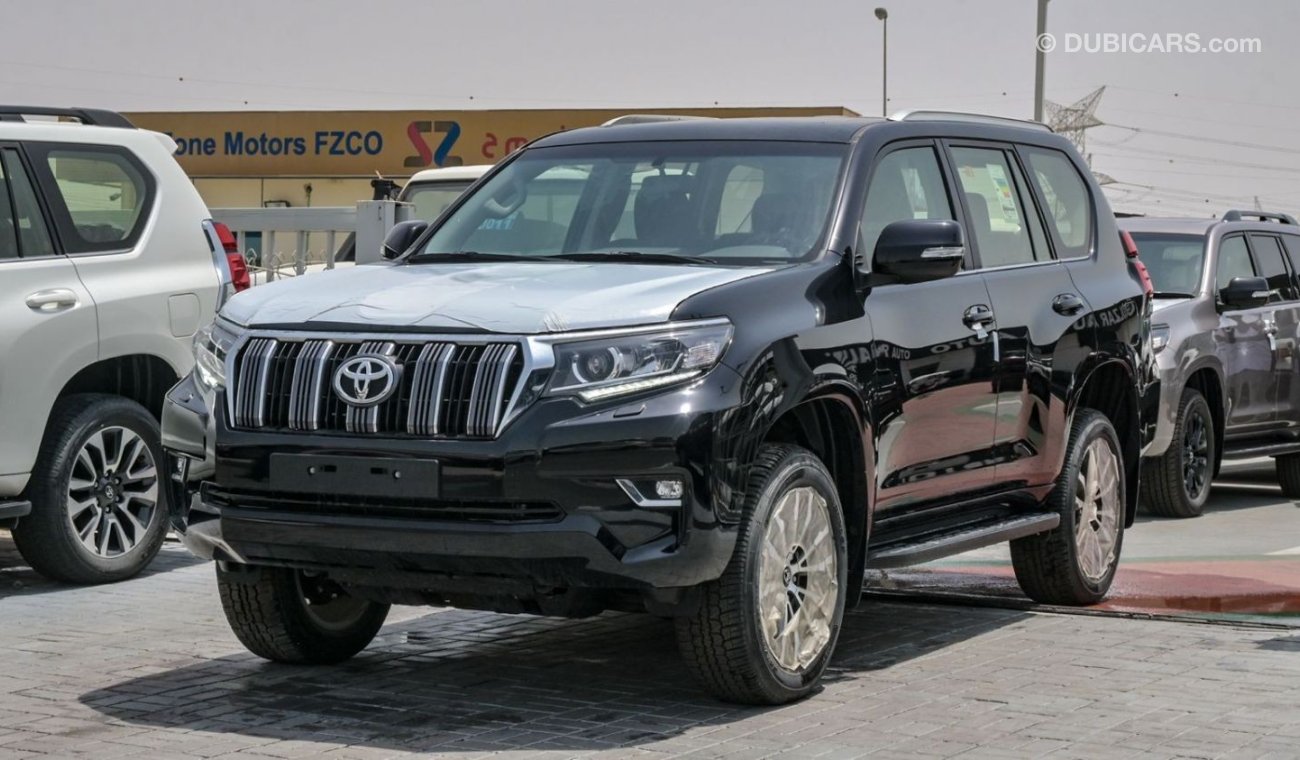 تويوتا برادو Toyota Prado VX 2.7L GCC Model 2023 Black color Inside Black 17" Wheels