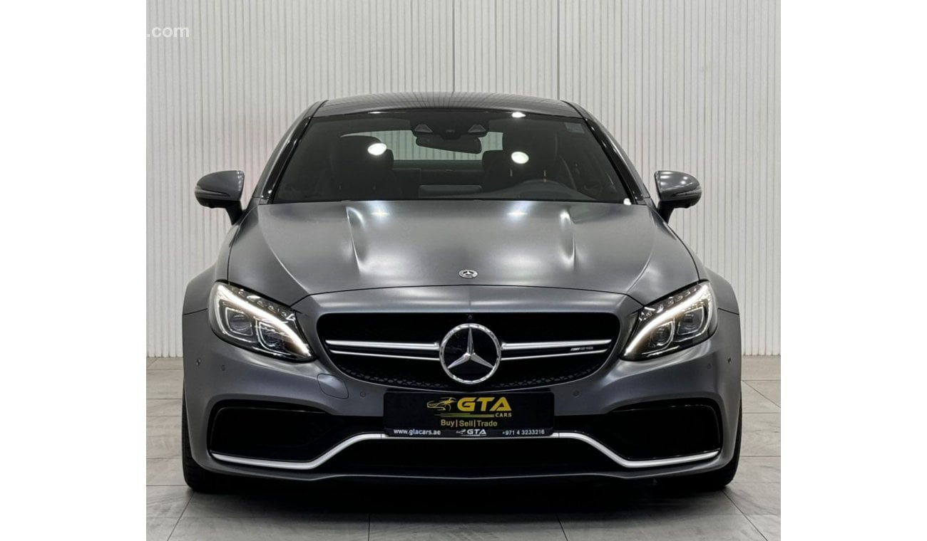 Mercedes-Benz C 63S AMG 2018 Mercedes Benz C63s AMG Coupe, Warranty, Full Service History, Full Options, Low Kms, GCC