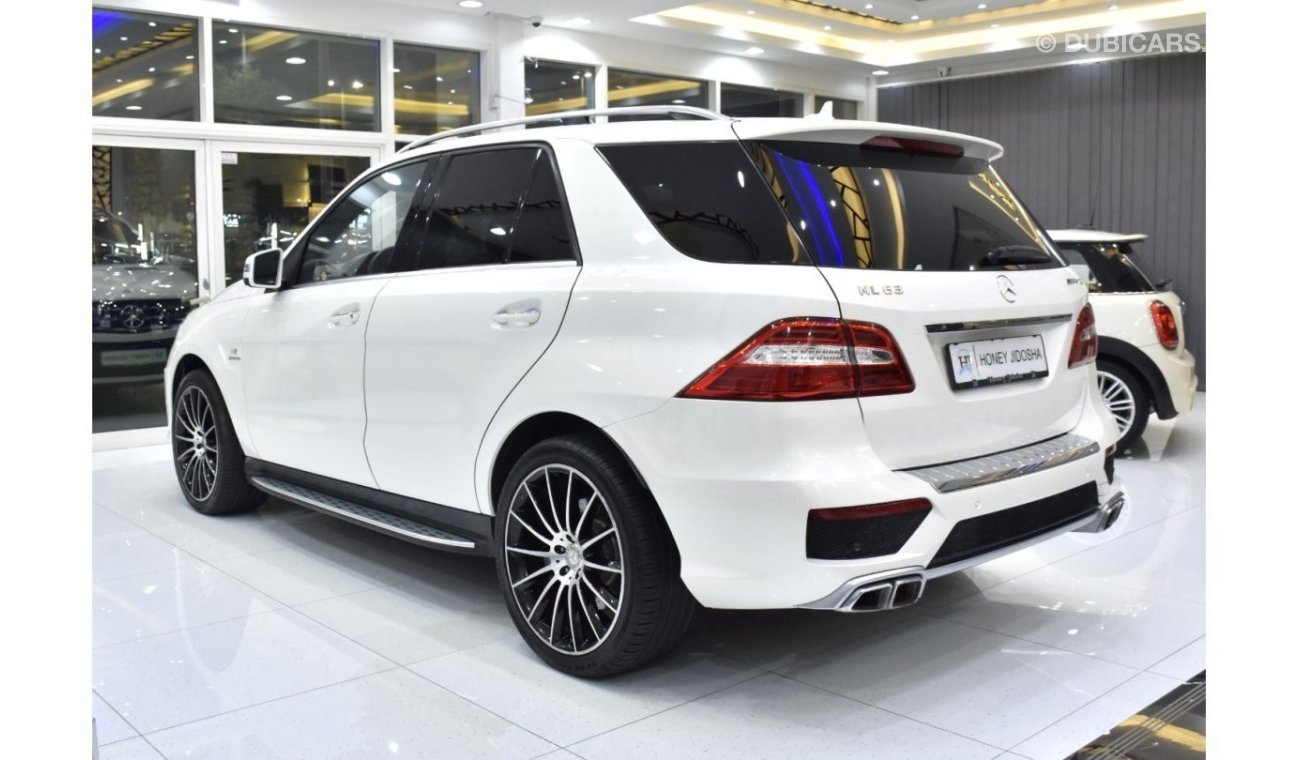 مرسيدس بنز ML 63 AMG EXCELLENT DEAL for our Mercedes Benz ML63 AMG ( 2015 Model ) in White Color GCC Specs