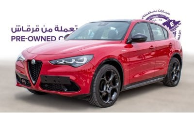 Alfa Romeo Stelvio Veloce MCA | 2024 | GCC | WARRANTY AND SERVICE CONTRACT | PRE-OWNED BY GARGASH PURPLE