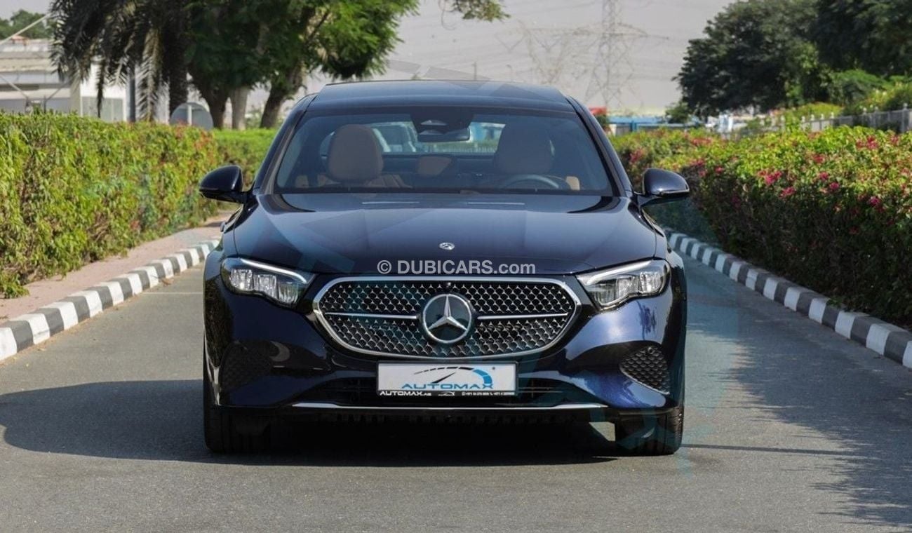 مرسيدس بنز E200 2.0L RWD GCC, 0Km, With 2 Years Unlimited Mileage Warranty & 3 Years Service @ Official Dealer