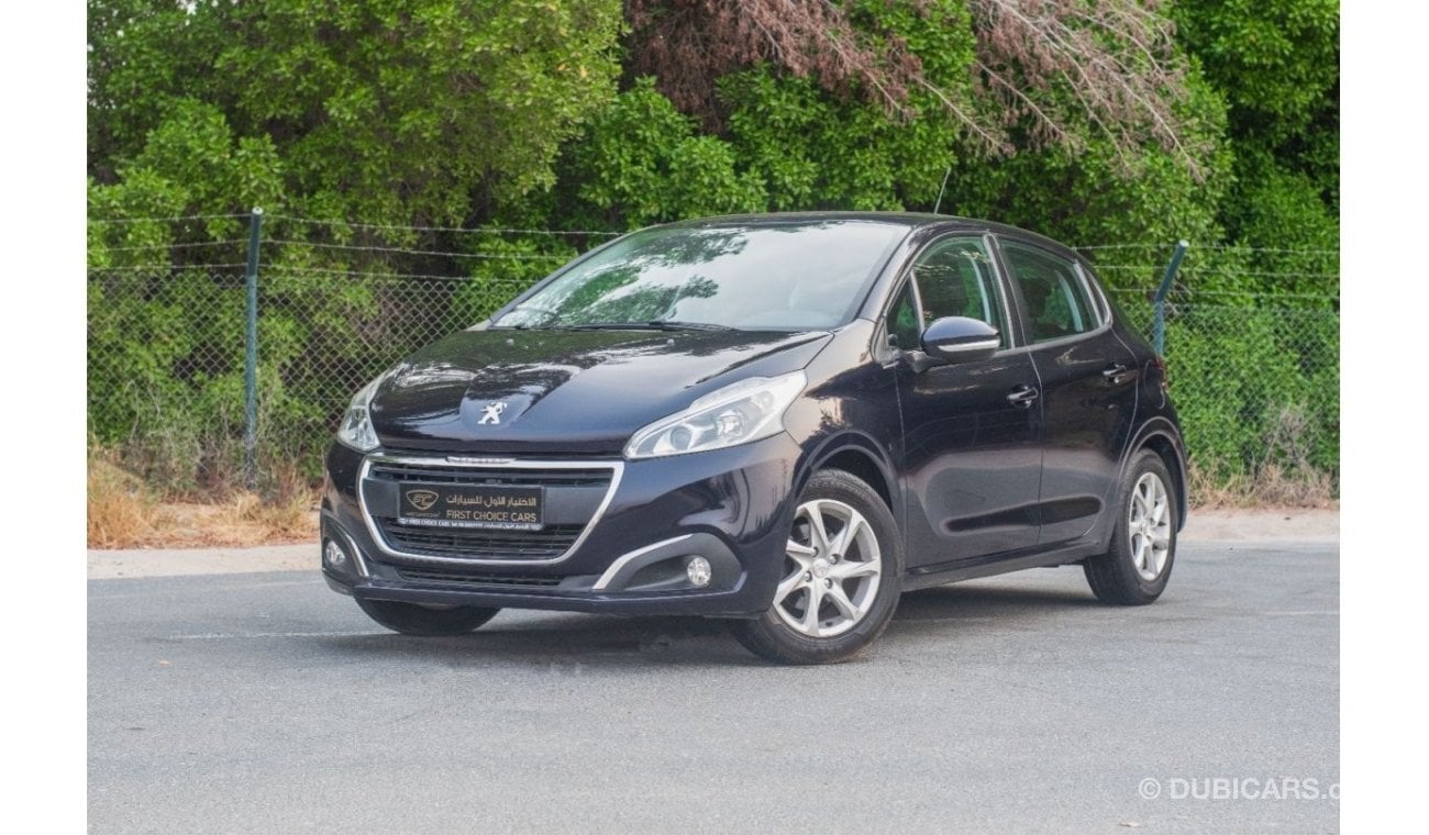 Peugeot 208 Active Plus AED 360/month | 2019 | PEUGEOT | 208 ACTIVE 1.6L | GCC | FULL SERVICE HISTORY | P02292