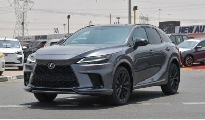 لكزس RX 500h Brand New Lexus RX 500H Fsport F3 2.4L Petrol | Grey/Red | 2023 | For Export Only