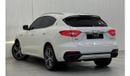 مازيراتي ليفونت S 3.0L (424 HP) 2017 Maserati Levante SQ4, One Year Warranty, Full Service History, GCC