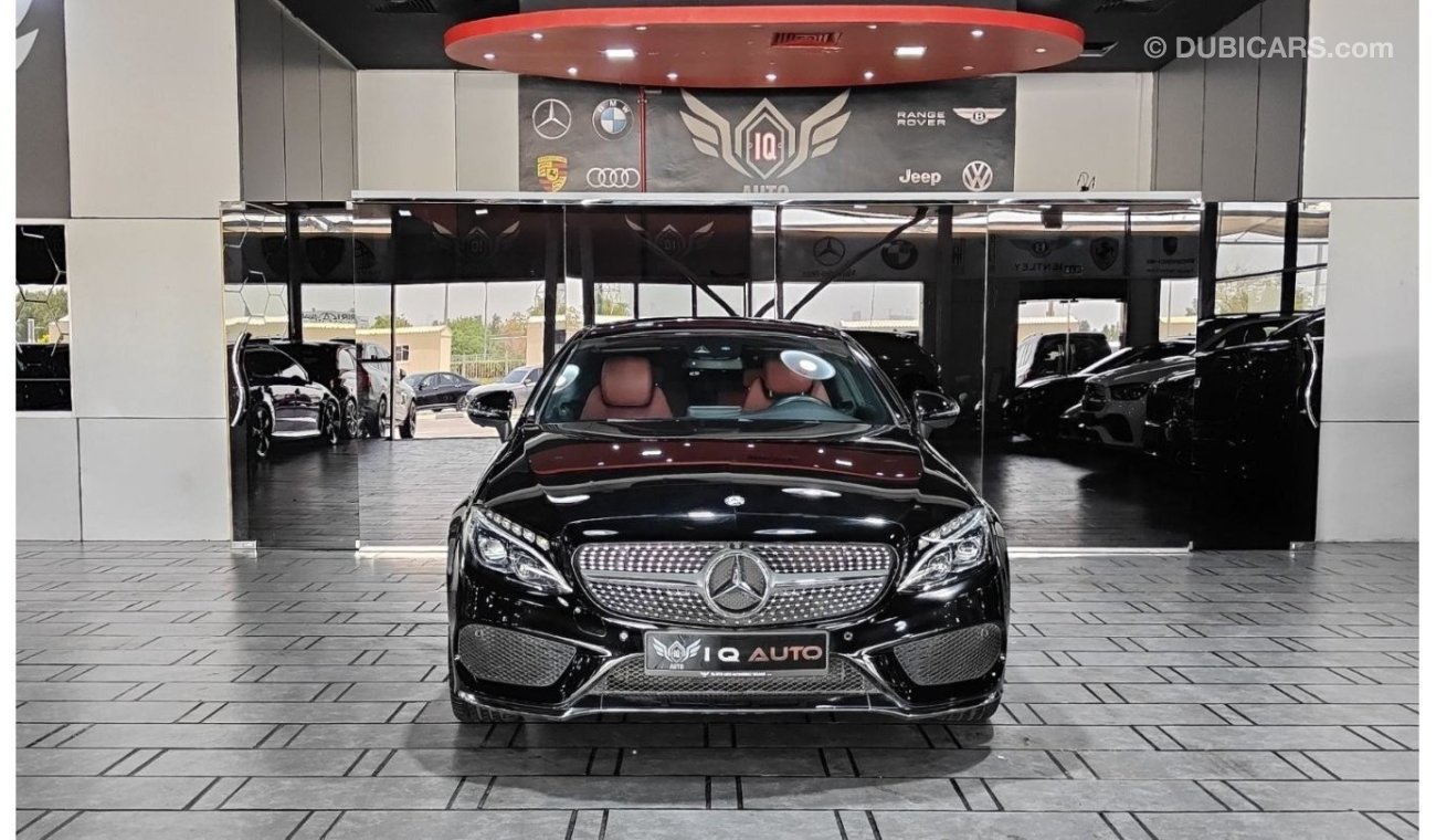 Mercedes-Benz C 200 Coupe AED 1,600 P.M | 2017 MERCEDES-BENZ C200 AMG KIT | UNDER WARRANTY | FULL PANORAMIC VIEW | GCC |