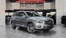 Infiniti QX60 AED 1,500 P.M | 2016 INFINITI QX60 LUXURY 3.5L | 7 SEATS | PANORAMIC VIEW | FULLY LOADED | GCC