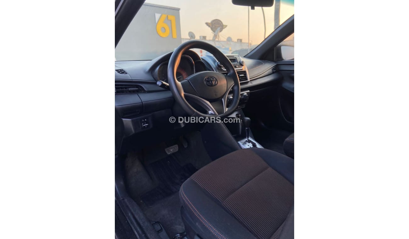 Toyota Yaris TOYOTA YARIS SE MODEL : 2016 MILEAGE : 129,000 K/M PRICE : 27,000 DIRHAMS GULF SPECIFICATIONS Withou