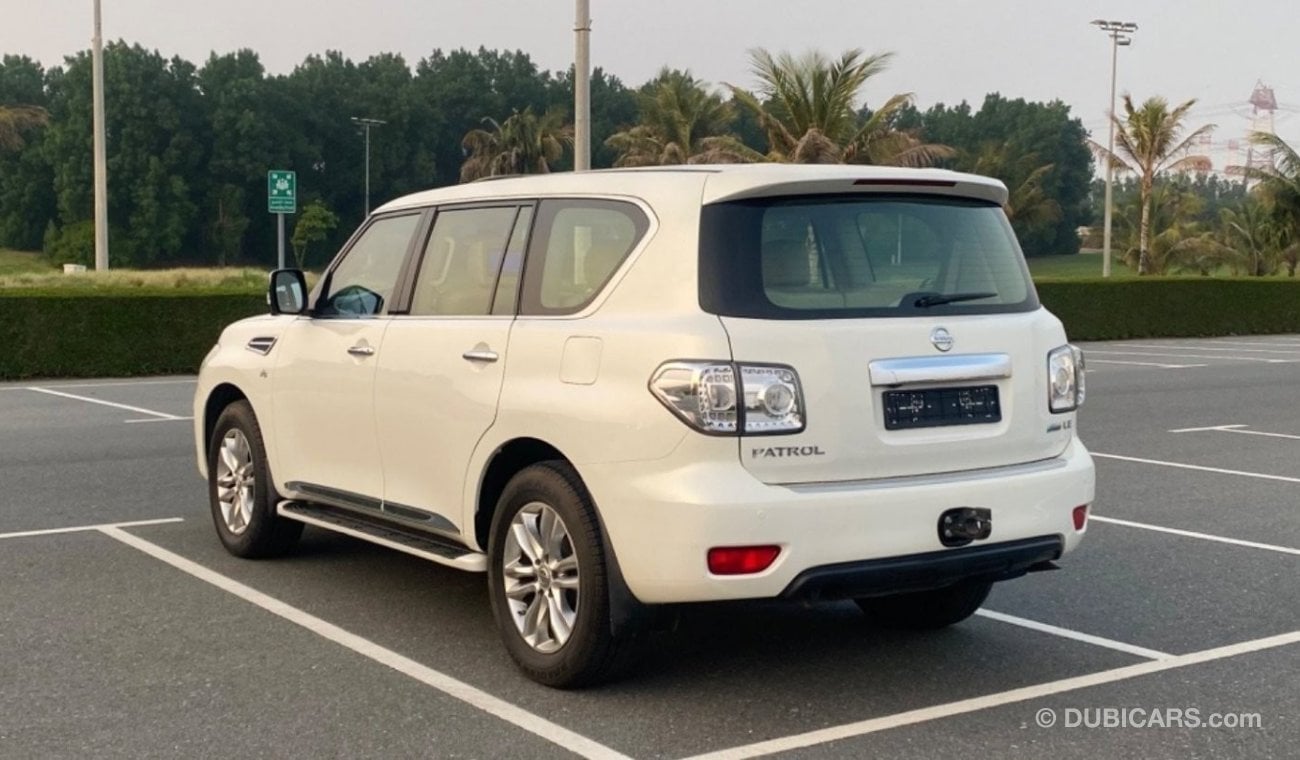 Nissan Patrol LE Platinum 1 على 1 رادار تحكم مسار كراسي كهرباء شاشات خلفيه خمس كاميرات بدون حادث بدون Full option