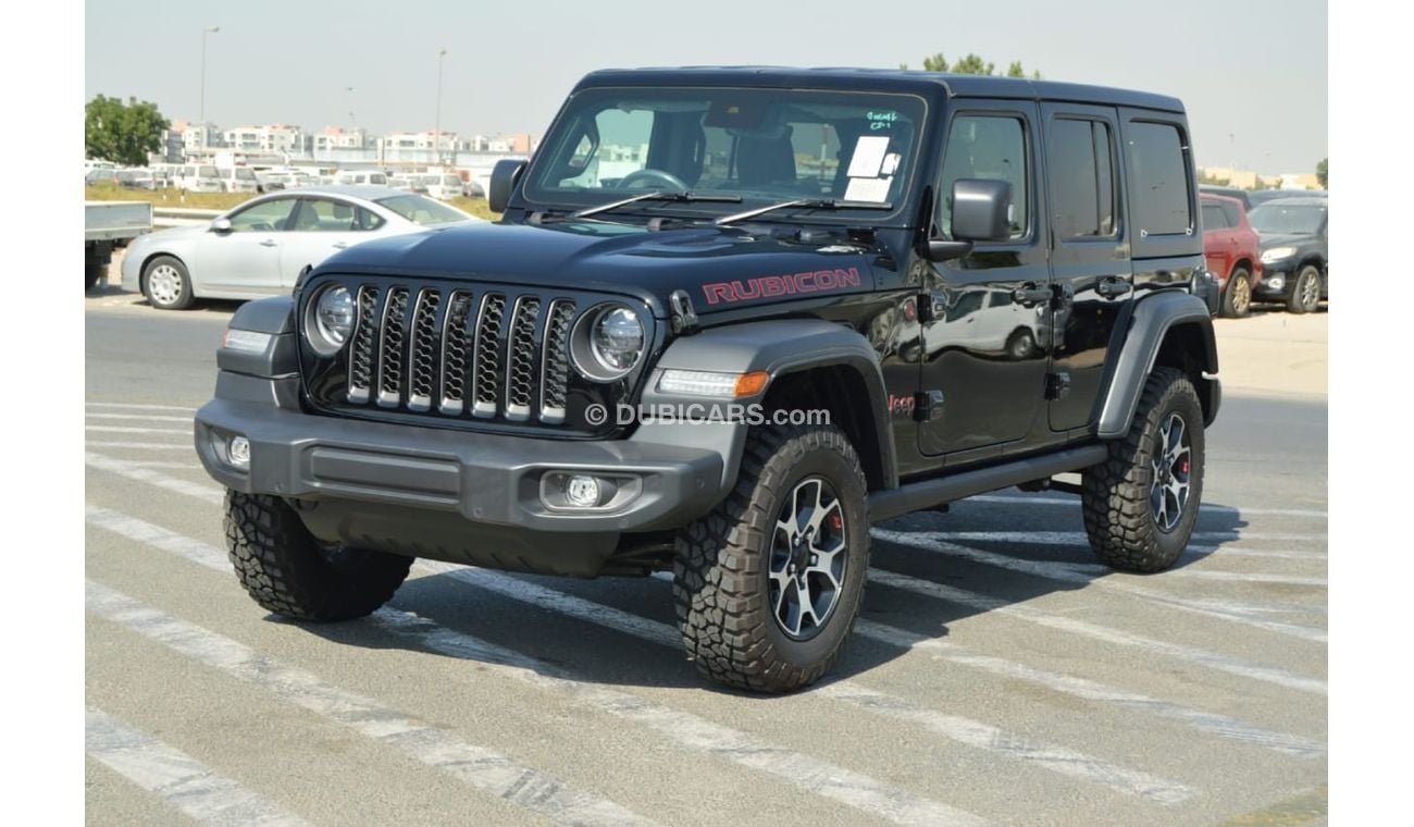 جيب رانجلر JEEP WRANGLER RUBICON 4WD-3.6L PETROL - AUTOMATIC TRANSMATION - BLACK