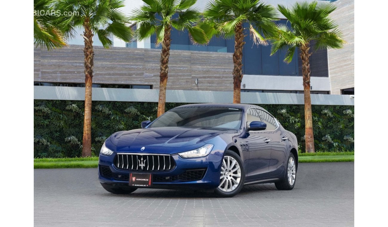 مازيراتي جيبلي هجين GT | 3,329 P.M  | 0% Downpayment | Like New | Emozione Blue