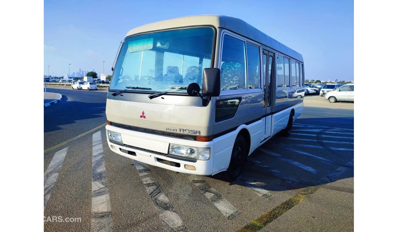 Mitsubishi Rosa BE438F-40310 || 1995,	WHITE / CREAM	DIESEL RHD	MANUAL|| ONLY FOR EXPORT||