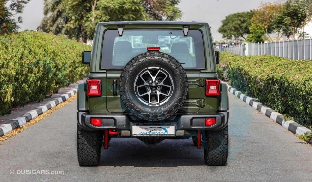 جيب رانجلر Rubicon V6 3.6L 4X4 , 2024 GCC , 0Km , With 3 Years or 60K Km Warranty @Official Dealer