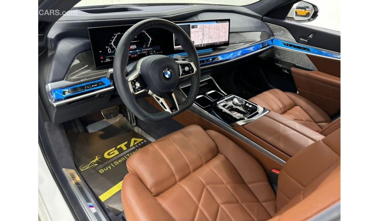 BMW 760Li 2023 BMW 760i xDrive M-Sport, 2028 BMW Warranty, 2029 BMW Service Pack, Fully Loaded, Low Kms, GCC