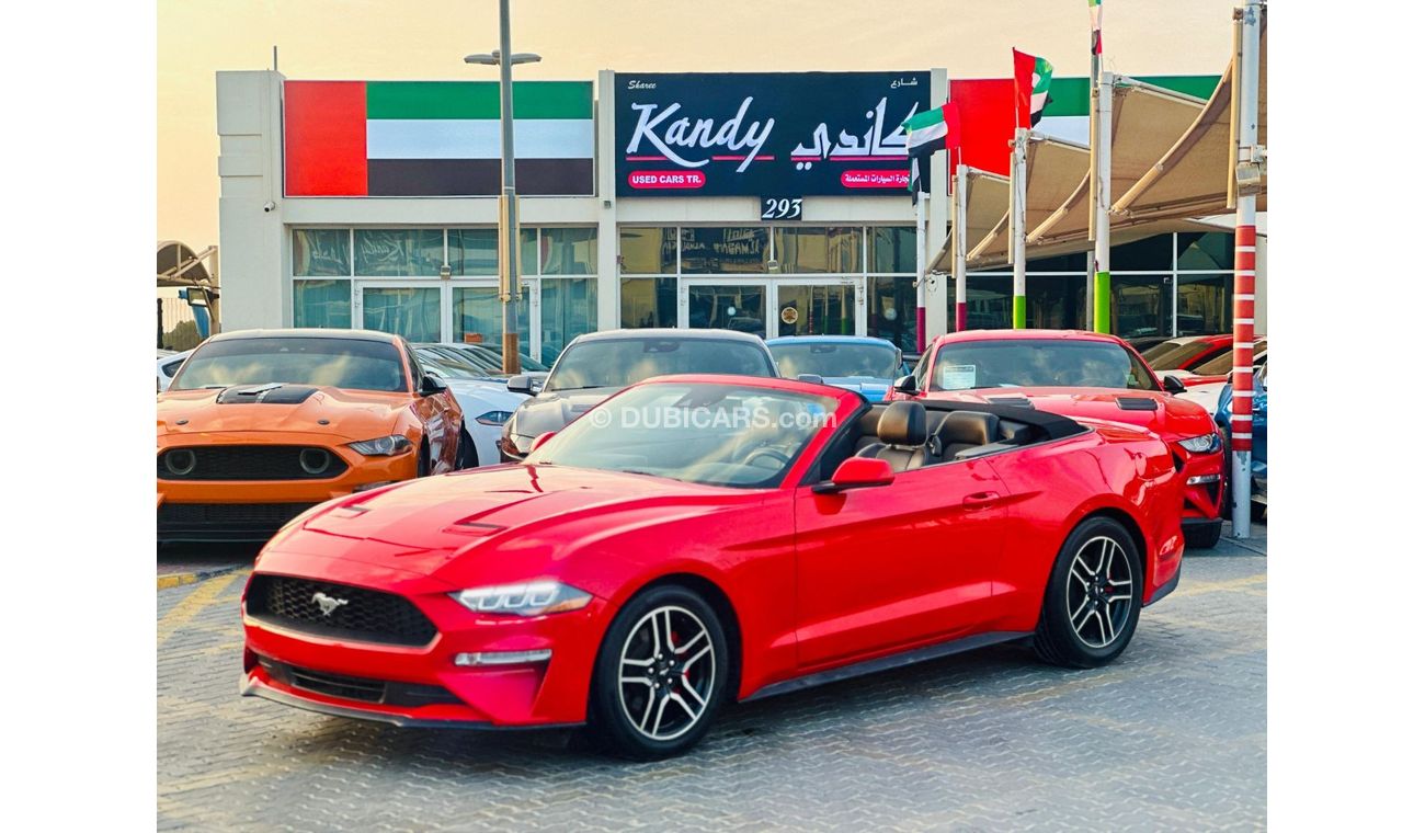 فورد موستانج EcoBoost 2.3L Convertible A/T | Monthly AED 1680/- | 0% DP | Blindspot | Rear View Camera | # 07181