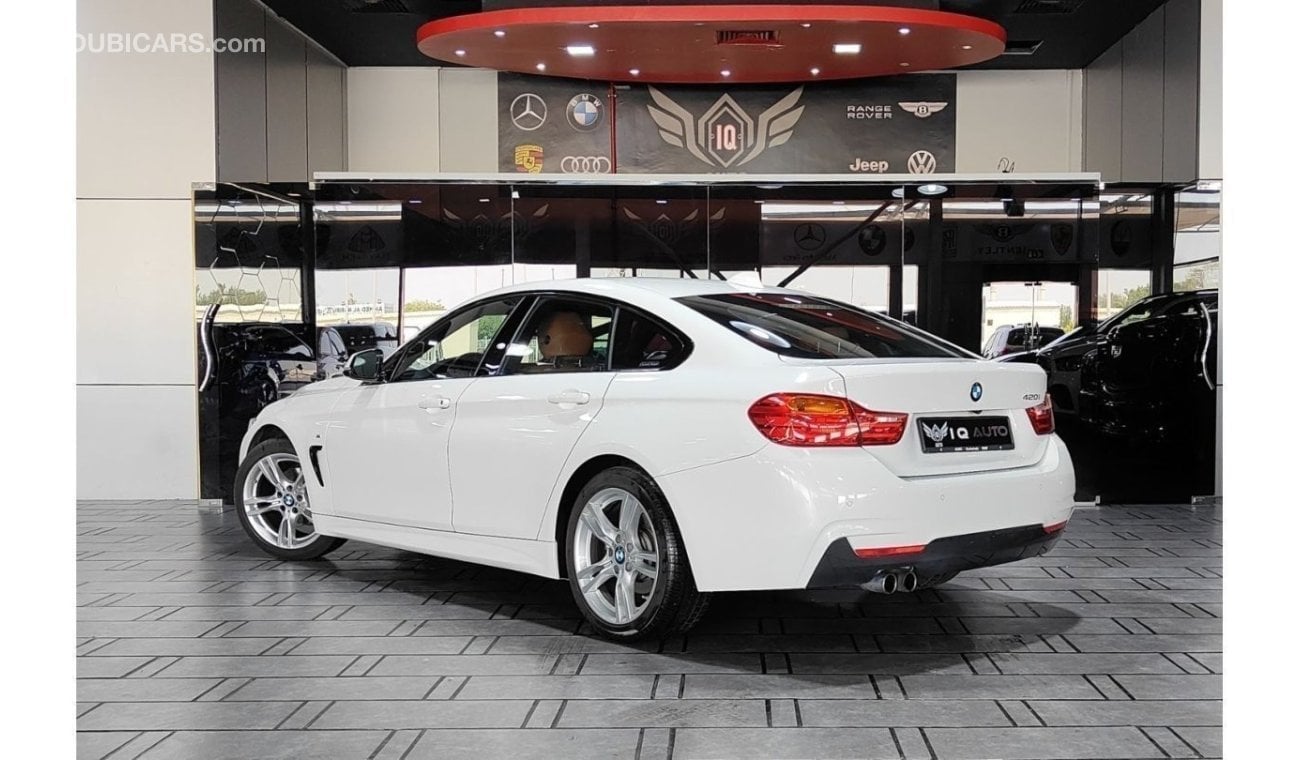 BMW 420i M Sport AED 1,400 P.M | 2017 BMW 420i M-SPORT | UNDER WARRANTY | GCC | SUNROOF