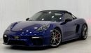 Porsche 718 Spyder 2022 Porsche 718 Spider, Oct 2025 Porsche Warranty, Porsche Full Service History, GCC