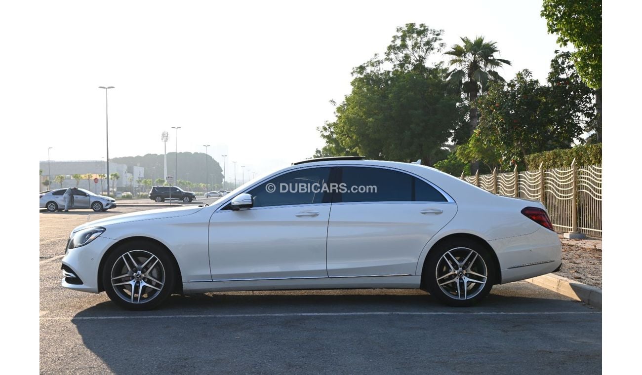 مرسيدس بنز S 550 0% DP- ACCIDENT FREE - UNLIMITED KM WARRANTY - MERCEDESE S560 4-MATIC LEXURY 2018  - JAPANESE SPECS