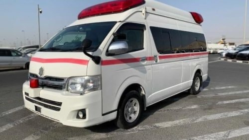 Toyota Hiace 2012 LHD Petrol Ambulance Top Of The Range Full Options