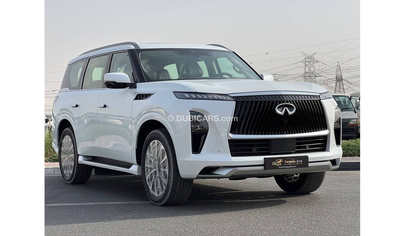 إنفينيتي QX80 3.5L TWIN TURBO PTR A/T // 2025 // FULL OPTION WITH 360 CAMERA , COOLING&HEATED SEATS , COOL BOX //