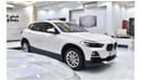 BMW X2 EXCELLENT DEAL for our BMW X2 sDrive20i ( 2020 Model ) in White Color GCC Specs