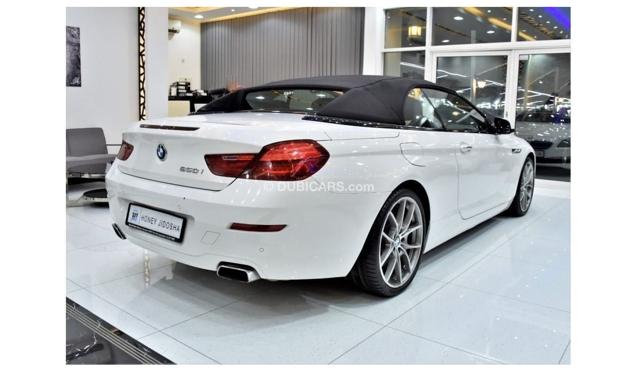 BMW 650i EXCELLENT DEAL for our BMW 650i CONVERTIBLE ( 2011 Model ) in White Color GCC Specs