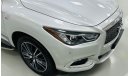 Infiniti QX60 Premium GCC .. FSH .. Original Paint .. Top Range .. V6 ..