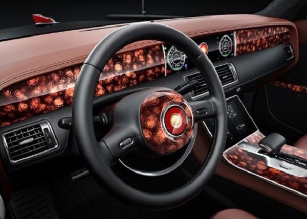 هونغشي L5 interior - Steering Wheel