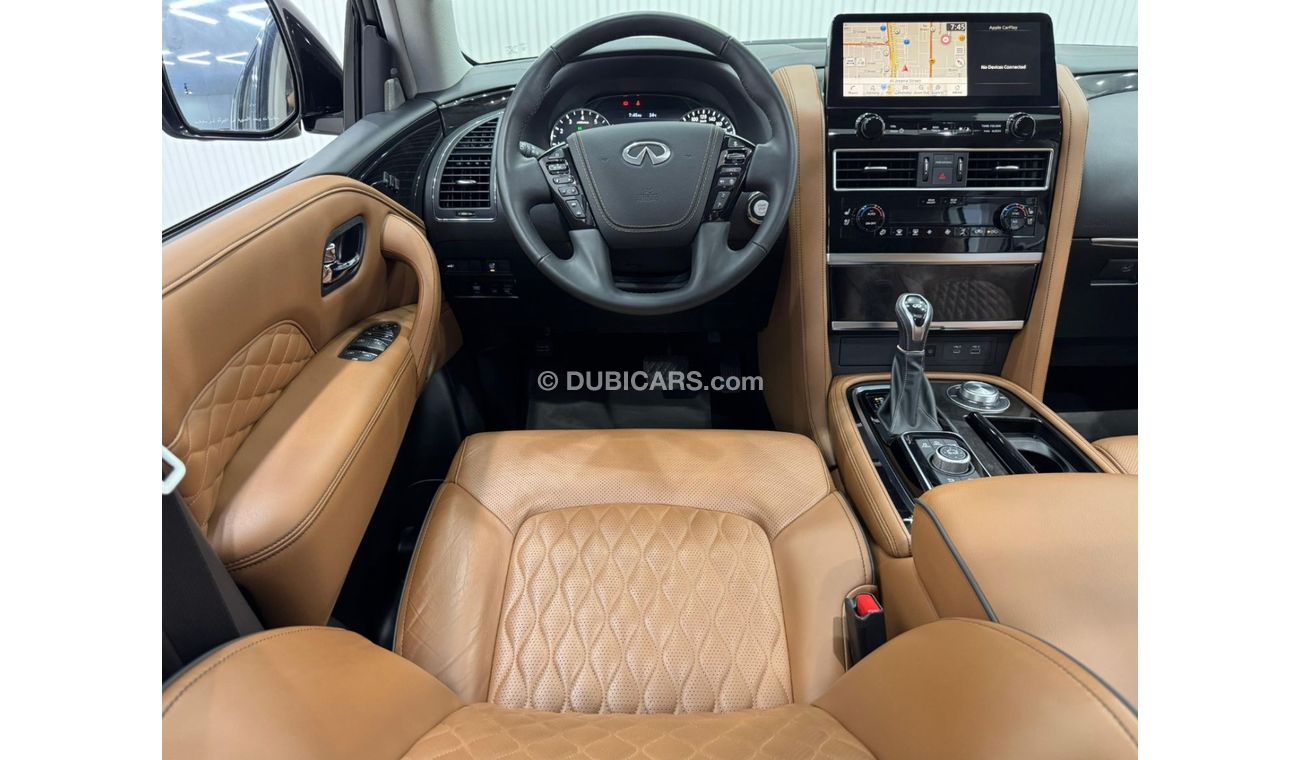 إنفينيتي QX80 Luxury 8st 5.6L 2022 Infiniti QX80 Luxury, 2027 Infiniti Warranty + Service Pack, Fully Loaded, 8 Se