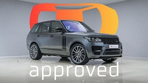 Land Rover Range Rover P510 SVO Urban Vogue SE- AED 5,097 P/M - 2 Years Warranty