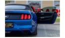 Ford Mustang Std Ford Mustang Convertible 2017 GCC under Warranty with Flexible Down-Payment.