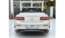 Mercedes-Benz E 400 EXCELLENT DEAL for our Mercedes Benz E400 4Matic CONVERTIBLE ( 2018 Model ) in White Color Japanese