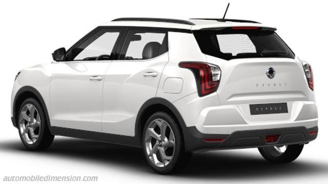 Ssangyong Tivoli exterior - Rear Right Angled